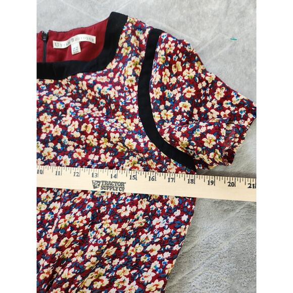 Uttam Boutique Ditsy Floral Dress With Pockets Size 8/10 Boho - Picture 6 of 12